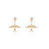 Dancing Birds Sparkling Diamonds Earring