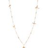 Joyful flock of Birds Diamond Lariat Necklace