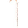 Serene Bird Earing with Cascading Diamond Chains and a Single Diamond Bird