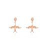 Dancing Birds Sparkling Diamonds Earring
