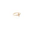 Stackable flight of Happiness diamond Bird Ring