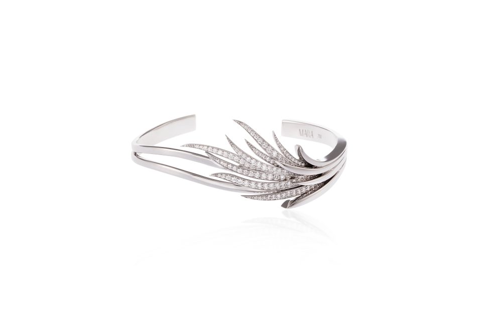 Unleash Your Inner Phoenix Diamond Bangle Bracelet