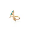 Wings of Sovereignty turquoise and Diamond Ring