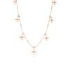 Vivacious Avian Multi Birds Diamond Necklace