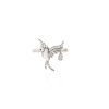 Flight of Elegance Stackable Diamond Bird Ring 