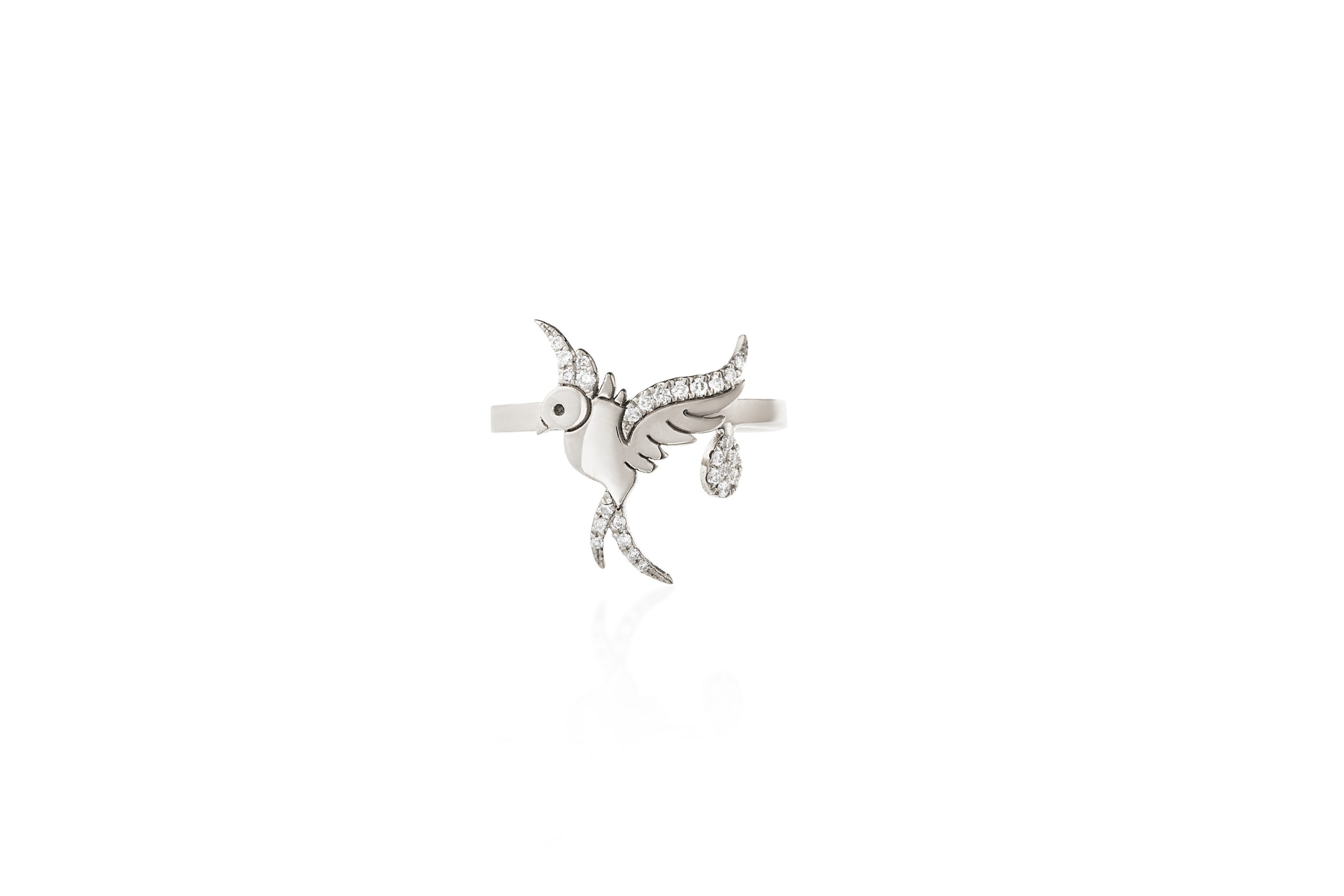 Bird-Elegant-Ring- (White)