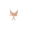 Regal Soaring Bird Stackable Diamond Ring